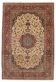  Isfahan Seidenkette 197X304 Persischer Wollteppich Carpetvista