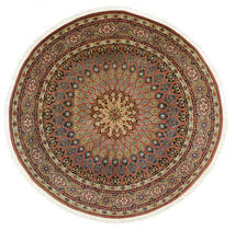 Tabriz 50 Raj With Silk Rug Ø 249 Persian Wool Large