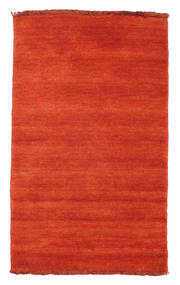  Wool Rug 60X90 Handloom Fringes Rust Red/Red Small