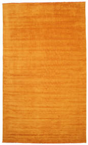  Wool Rug 300X500 Handloom Fringes Orange Large