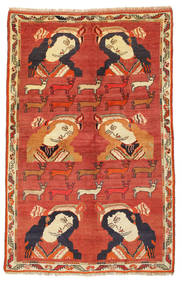  Ghashghai Figurale Tappeto 150X238 Persiano Di Lana Piccolo Carpetvista