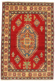  92X136 Klein Kazak Teppich Wolle, Carpetvista
