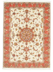 110X154 Täbriz 50 Raj Teppich Orientalischer (Wolle, Persien/Iran) Carpetvista