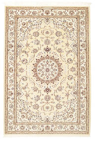  Persisk Nain 6La Habibian Teppe 105X159 (Ull, Persia/Iran)