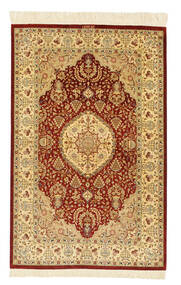  97X154 Qum Silk Signed: Armi Rug Persia/Iran Carpetvista