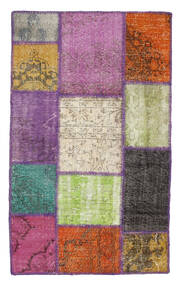  100X160 Small Patchwork Rug Wool, Carpetvista