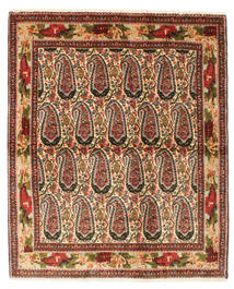  Orientalsk Senneh Teppe 123X148 Ull, Persia/Iran Carpetvista