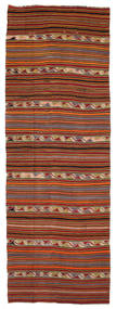 Tapis D'orient Kilim Semi-Antique Turquie 144X415 De Couloir Multicolore (Laine, Turquie)