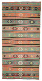  Kilim Semi Antique Turkish Rug 165X337 Multicolor Carpetvista