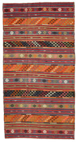  Kilim Semi-Antichi Turchi Tappeto 179X341 Di Lana Multicolore Carpetvista