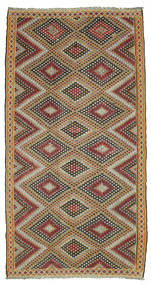 184X354 Kilim Semi Antique Turkish Rug Oriental Multicolor (Wool, Turkey) Carpetvista