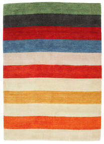 Gabbeh Indo Stripe 140X200 小 マルチカラー ウール 絨毯