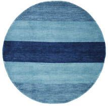  Ø 150 Small Gabbeh Indo Stripe Rug - Blue