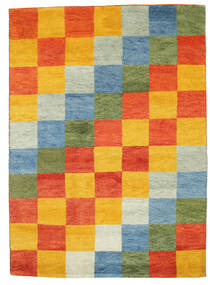 141X194 Gabbeh Indisch Fine Teppich Moderner Mehrfarbig (Wolle, Indien) Carpetvista
