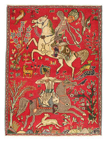  Orientalsk Tabriz Patina Figur/Bilde Teppe 101X138 Ull, Persia/Iran Carpetvista