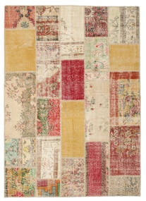  Patchwork Rug 171X241 Wool Multicolor Carpetvista