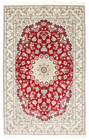 150X230 Alfombra Oriental Nain 6La Habibian Beige/Rojo ( Persia/Irán) Carpetvista