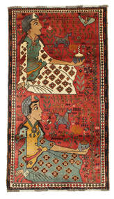 Tapis Ghashghaï Figural/Pictural 103X187 (Laine, Perse/Iran)