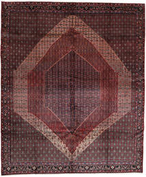 絨毯 オリエンタル センネ 326X389 ダークレッド/レッド 大きな (ウール, ペルシャ/イラン)
