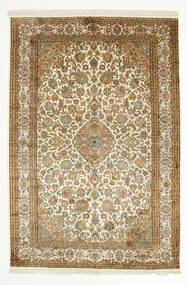 126X187 Kaschmir Reine Seide Teppich Orientalischer (Seide, Indien) Carpetvista