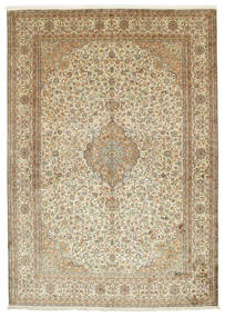 221X314 Kashmir Pure Silk Rug Oriental (Silk, India) Carpetvista