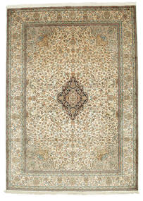 174X244 Kashmir Pure Silk Rug Oriental (Silk, India) Carpetvista