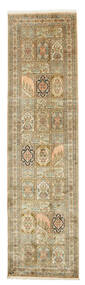 83X309 Kaschmir Reine Seide Teppich Orientalischer Läufer (Seide, Indien) Carpetvista