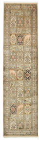 82X308 Kashmir Äkta Silke Orientalisk Hallmatta (Silke, Indien) Carpetvista