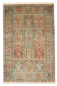  Kashmir Pure Silk Rug 121X187 Multicolor Carpetvista