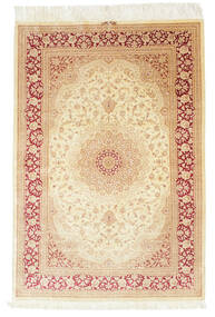 101X148 Ghom Silke Signerad: Ghom Kazemi Matta Orientalisk (Silke, Persien/Iran) Carpetvista