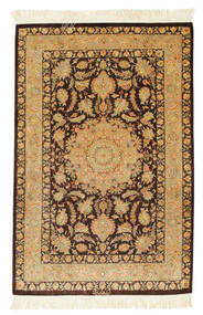 80X121 Qum Silk Signed:ghom Moradi Rug Oriental (Silk, Persia/Iran) Carpetvista