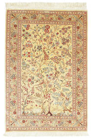  Oriental Qum Silk Signed: Qum Rezai Rug 80X121 Silk, Persia/Iran Carpetvista