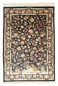  Qum Silk Signed: Qum Nezafat Rug 97X139 Persian Silk Small Carpetvista