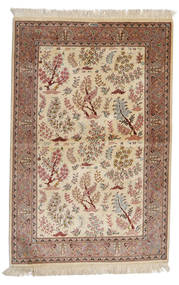 102X155 絨毯 クム シルク: クム Motavasei オリエンタル (絹, ペルシャ/イラン) Carpetvista