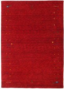 Gabbeh Loom Frame 160X230 Vermelho Tapete Lã