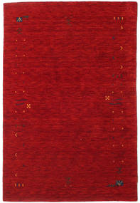  Tapete Lã 120X180 Gabbeh Loom Frame Vermelho Pequeno