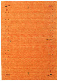  Tappeto Di Lana 160X230 Gabbeh Loom Frame Arancione
