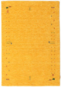  Wool Rug 140X200 Gabbeh Loom Frame Yellow Small