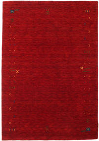 Gabbeh Loom Frame 140X200 小 レッド ウール 絨毯