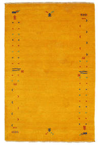  Tapete Lã 120X180 Gabbeh Loom Frame Amarelo Pequeno