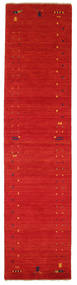  Dywan Wełniany 80X350 Gabbeh Loom Frame Czerwony Mały