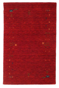 Gabbeh Loom Frame 100X160 小 レッド ウール 絨毯