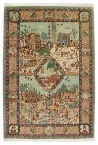 絨毯 ペルシャ タブリーズ 60 Raj 絹の縦糸 188X280 (ウール, ペルシャ/イラン)
