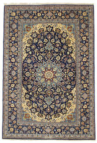  Orientalischer Isfahan Seidenkette Signatur: Enteshari Teppich 150X226 Wolle, Persien/Iran
