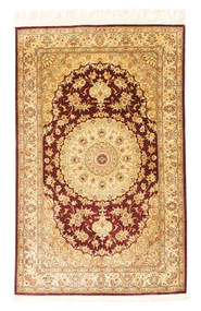  78X124 Ghom Seide Signatur: Nori Teppich Persien/Iran Carpetvista