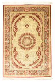  Orientalsk Ghom Silke Signert: Ghom Ahmmadi Teppe 96X150 Silke, Persia/Iran Carpetvista