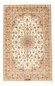  Isfahan Silk Warp Signed: Jaberi Rug 105X161 Persian Wool Small Carpetvista
