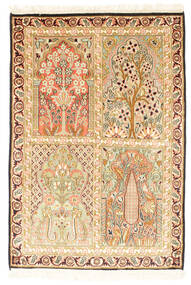 Kashmir Pure Silk Rug 64X93 Silk, India Carpetvista