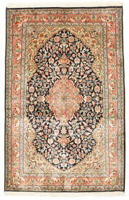  Oriental Kashmir Pure Silk Rug 81X125 Silk, India Carpetvista