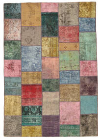 Patchwork Teppich 153X220 Mehrfarbig Wolle, Persien/Iran Carpetvista